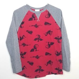 Hanna Andersson - dragon long sleeve t-shirt - size 160
